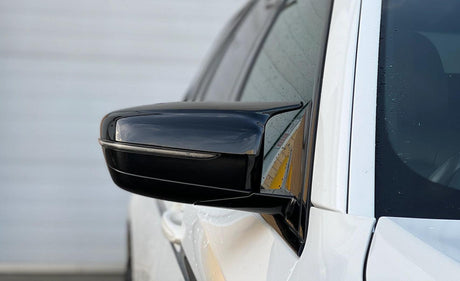 Coques de rétroviseurs type M Performance noires brillantes pour BMW Série 4 G22 (2020 à 2025), vue 2