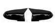 Coques de rétroviseurs type M Performance noires brillantes pour BMW X1 E84 (2009 à 2015)