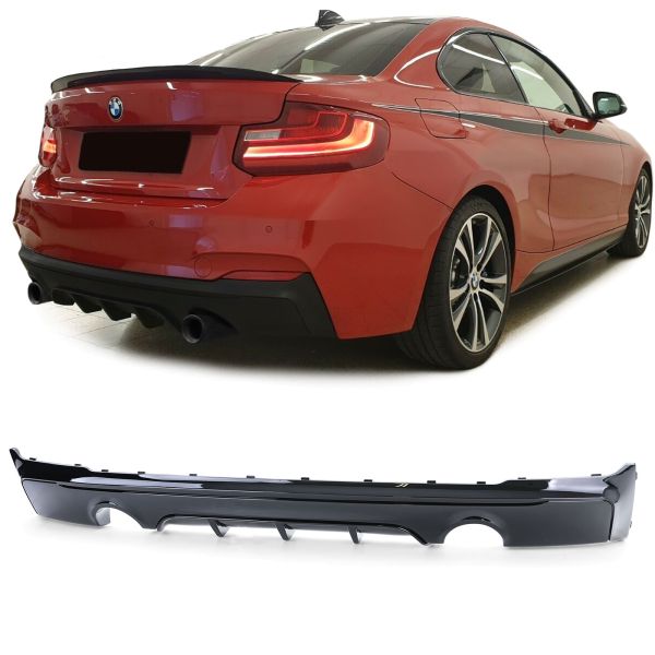 Diffuseur arrière type M Performance pour BMW Série 2 F22 (2013 à 2021), vue 6