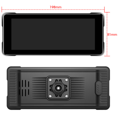 Écran GPS connecté CarPlay pour moto BMW, vue 4