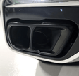 Embouts de sortie d'échappement look BMW M pour BMW X5 G05, X6 G06 et X7 G07, coloris noir, sortie double