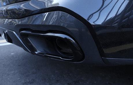 Embouts de sortie d'échappement look BMW M pour BMW X5 G05, X6 G06 et X7 G07, vue 10