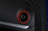 Entourages de grilles de ventilation colorés pour Audi A3, S3 8V (2013 à 2020), vue 2