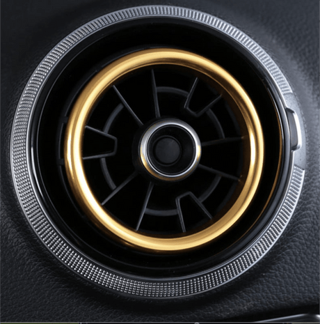 Entourages de grilles de ventilation colorés pour Audi A3, S3 8V (2013 à 2020), phase 2 (2016 à 2020), vue 8