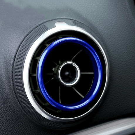 Entourages de grilles de ventilation colorés pour Audi A3, S3 8V (2013 à 2020), phase 2 (2016 à 2020), vue 10