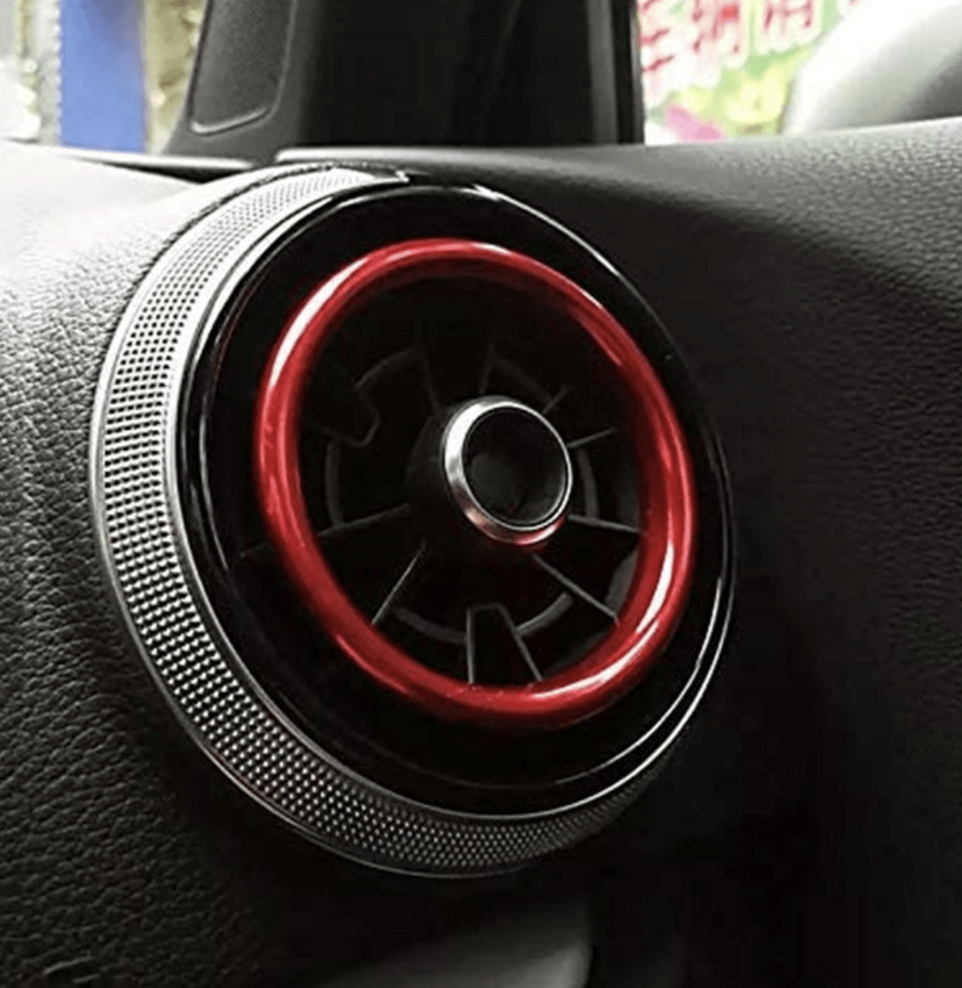 Entourages de grilles de ventilation colorés pour Audi A3, S3 8V (2013 à 2020), phase 2 (2016 à 2020), vue 11