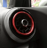 Entourages de grilles de ventilation colorés pour Audi A3, S3 8V (2013 à 2020), phase 2 (2016 à 2020), vue 11