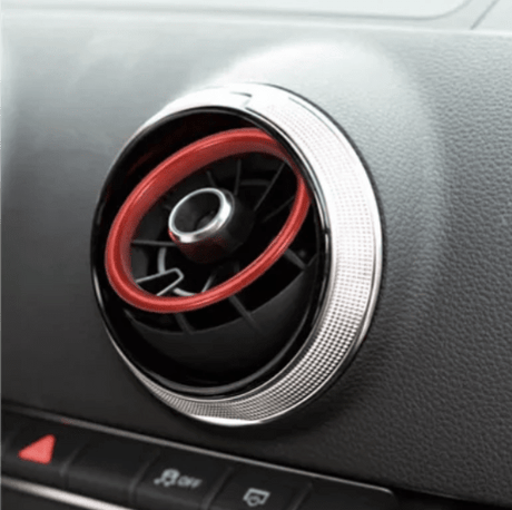 Entourages de grilles de ventilation colorés pour Audi A3, S3 8V (2013 à 2020), vue 12