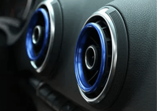 Entourages de grilles de ventilation colorés pour Audi A3, S3 8V (2013 à 2020), vue 13