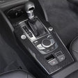 Garniture de console centrale look carbone pour Audi A3, S3 8V (2012 à 2020), avec démarrage sans clé, garniture en façade