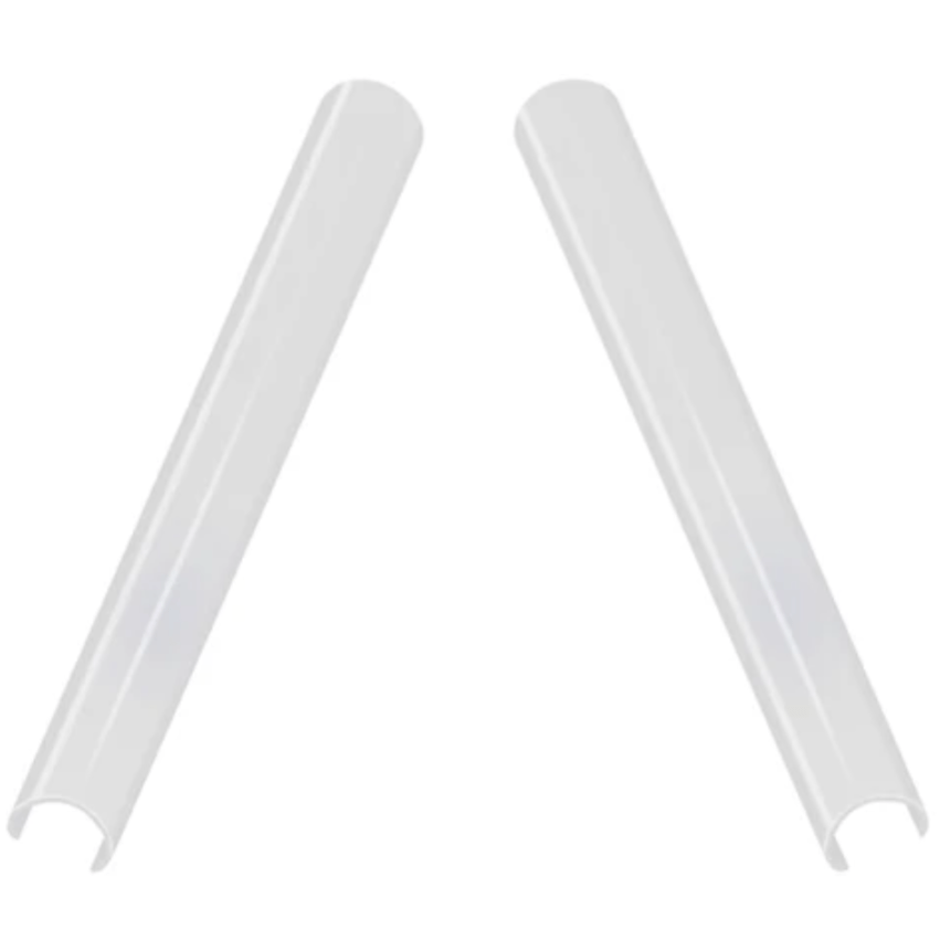 Garnitures V-Brace pour barres de renfort de calandre BMW, coloris blanc