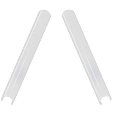 Garnitures V-Brace pour barres de renfort de calandre BMW, coloris blanc