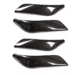 Garnitures poignées de portes intérieures carbone pour BMW Série 1 F20 (2011 à 2019), 5 portes