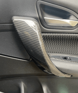 Garnitures poignées de portes intérieures carbone pour BMW Série 2 F22 (2014 à 2021)