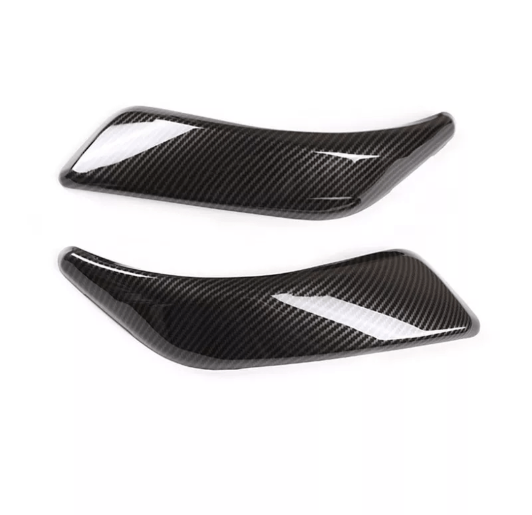 Garnitures poignées de portes intérieures carbone pour BMW Série 2 F22 (2014 à 2021), vue 2