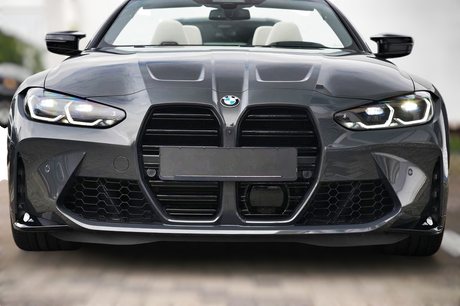 Grille de calandre look M4 CS noir brillant pour BMW Série 4 G22 G23 type M Performance (2020 à 2026), vue 2