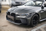 Grille de calandre look M4 CS noir brillant pour BMW Série 4 G22 G23 type M Performance (2020 à 2026), vue 3