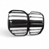 Grille de calandre look M4 CS noir brillant pour BMW Série 4 G22 G23 type M Performance (2020 à 2026), vue 6