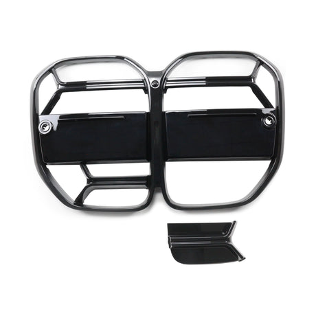 Grille de calandre look M4 CS noir brillant pour BMW Série 4 G22 G23 type M Performance (2020 à 2026), vue 12