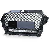 Grille de calandre nid d'abeille look RS3 pour Audi A3 8V (2012 à 2020), phase 1 (2012 à août 2016)