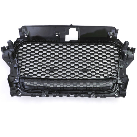 Grille de calandre nid d'abeille look RS3 pour Audi A3 8V (2012 à 2020), vue 10