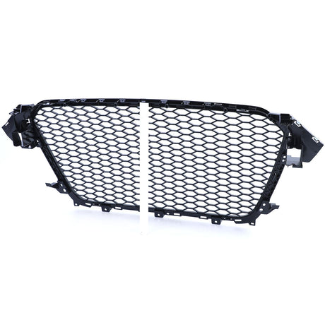 Grille de calandre nid d'abeille look RS4 pour Audi A4 B8 (2007 à 2015), vue 4
