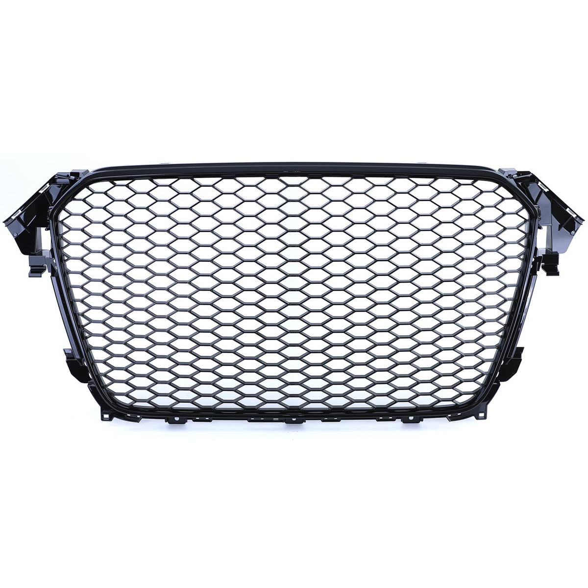 Grille de calandre nid d'abeille look RS4 pour Audi A4 B8 (2007 à 2015), vue 5