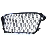 Grille de calandre nid d'abeille look RS4 pour Audi A4 B8 (2007 à 2015), vue 6