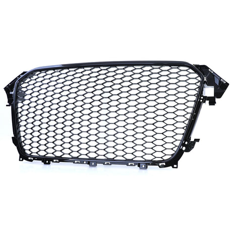 Grille de calandre nid d'abeille look RS4 pour Audi A4 B8 (2007 à 2015), vue 6