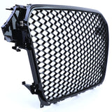 Grille de calandre nid d'abeille look RS4 pour Audi A4 B8 (2007 à 2015), vue 7