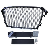 Grille de calandre nid d'abeille look RS4 pour Audi A4 B8 (2007 à 2015), phase 2 - décembre 2011 à 2015