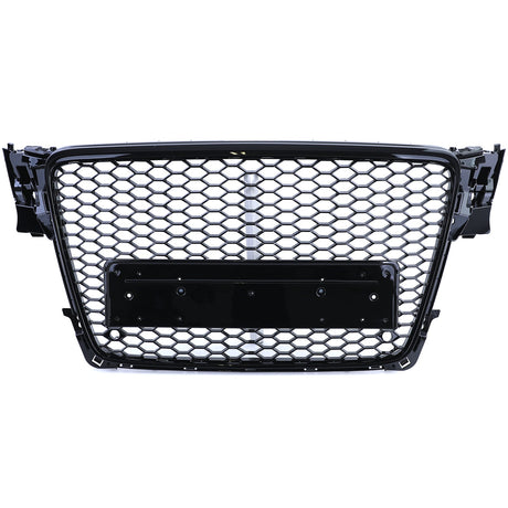 Grille de calandre nid d'abeille look RS4 pour Audi A4 B8 (2007 à 2015), vue 12
