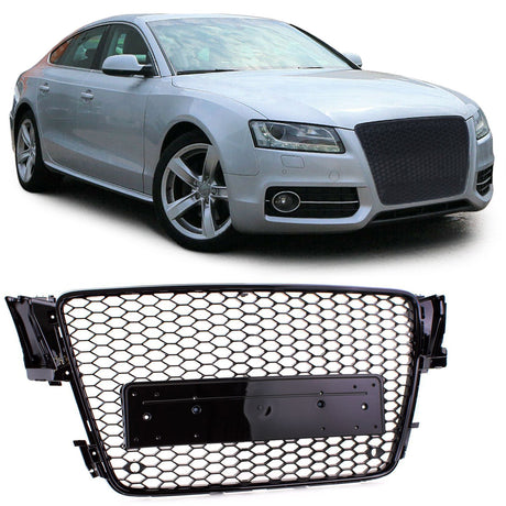 Grille de calandre nid d'abeille look RS5 pour Audi A5 B8 (2007 à 2017)