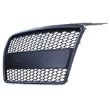 Grille de calandre noire nid d'abeille type RS3 pour Audi A3 8P (2005 à 2012), phase 1 - 2005 à avril 2008 (noir mat)