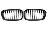 Grilles de calandre noir brillant pour BMW Série 1 F20 F21 look M Performance (2011 à 2019)