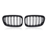 Grilles de calandre noir brillant pour BMW Série 1 F20 F21 look M Performance (2011 à 2019), vue 3