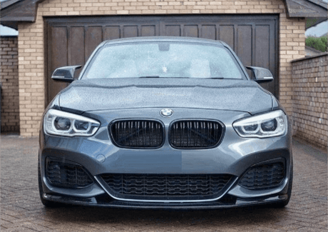 Grilles de calandre noir brillant pour BMW Série 1 F20 F21 look M Performance (2011 à 2019), vue 4