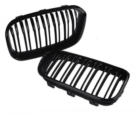 Grilles de calandre noir brillant pour BMW Série 1 F20 F21 look M Performance (2011 à 2019), vue 6