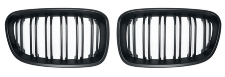 Grilles de calandre noir brillant pour BMW Série 1 F20 F21 look M Performance (2011 à 2019), vue 9