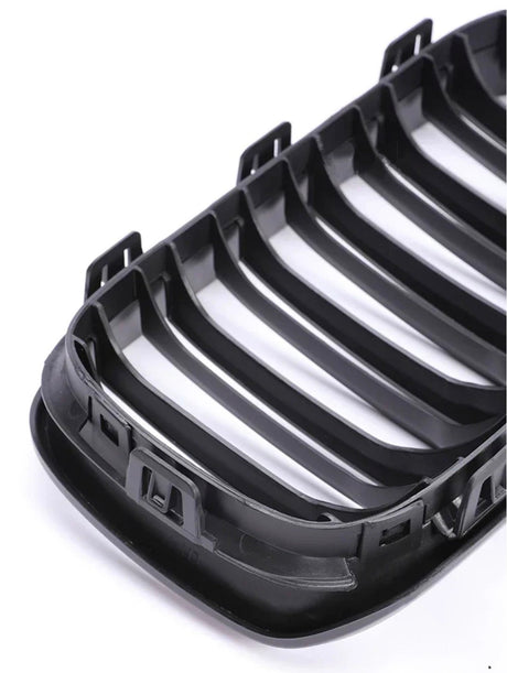 Grilles de calandre noir brillant pour BMW Série 1 F20 F21 look M Performance (2011 à 2019), vue 10