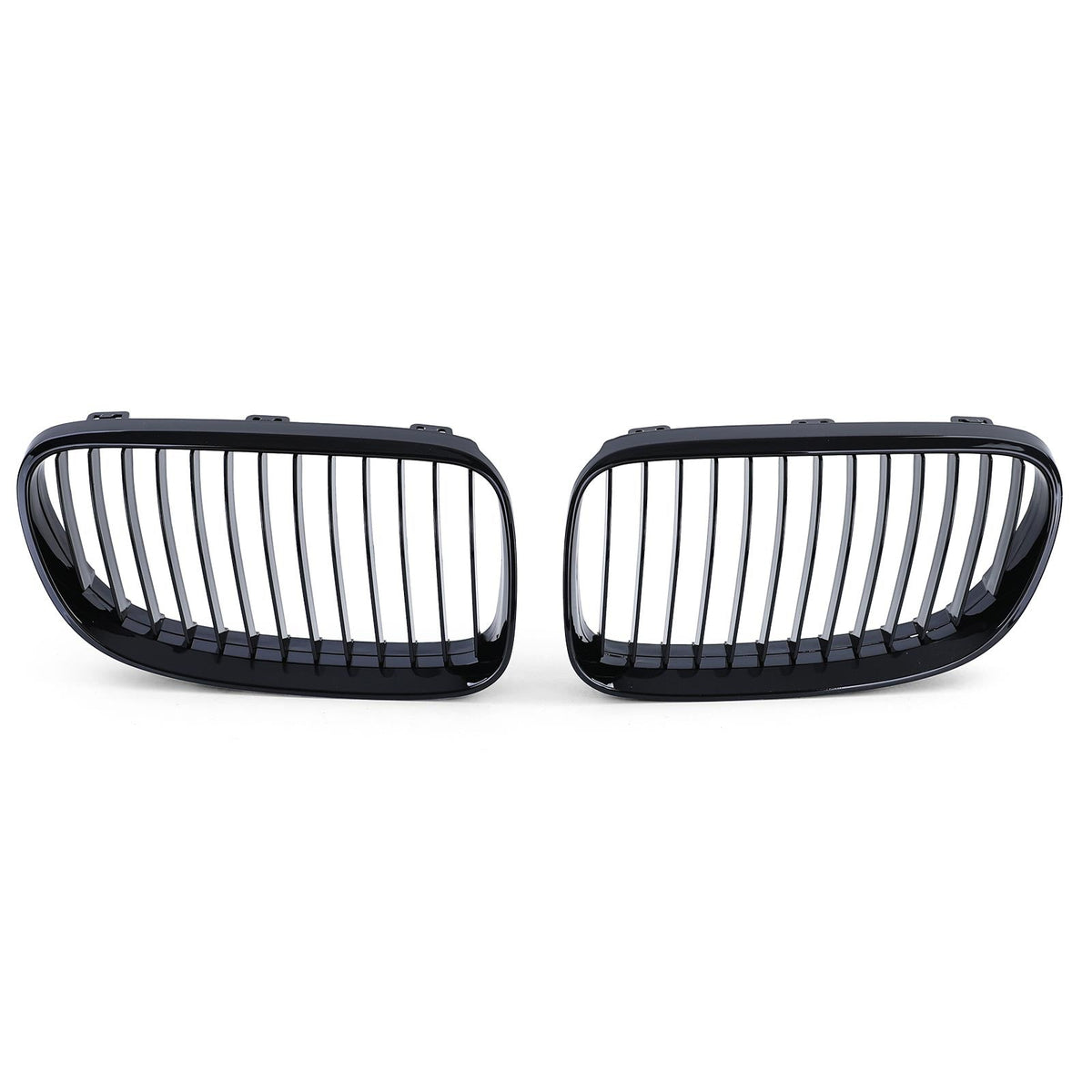 Grilles de calandre noir brillant pour BMW Série 3 E92 E93 look M Performance (2006 à 2014)