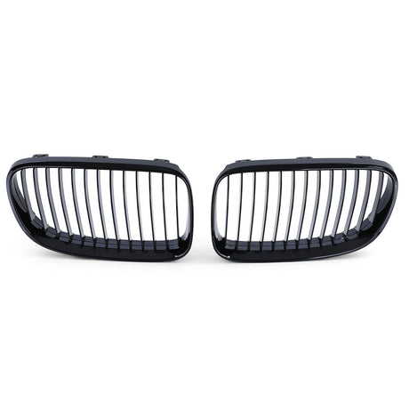 Grilles de calandre noir brillant pour BMW Série 3 E92 E93 look M Performance (2006 à 2014)