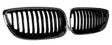Grilles de calandre noir brillant pour BMW Série 3 E92 E93 look M Performance (2006 à 2014), simple lame, vue 3
