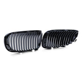 Grilles de calandre noir brillant pour BMW Série 3 E92 E93 look M Performance (2006 à 2014), vue 7