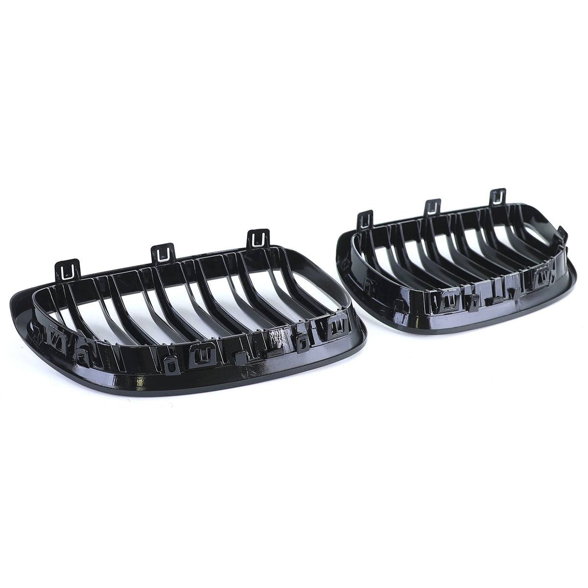 Grilles de calandre noir brillant pour BMW Série 3 E92 E93 look M Performance (2006 à 2014), vue 13
