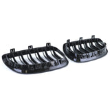 Grilles de calandre noir brillant pour BMW Série 3 E92 E93 look M Performance (2006 à 2014), vue 13