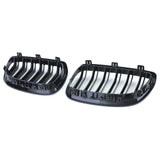 Grilles de calandre noir brillant pour BMW Série 3 E92 E93 look M Performance (2006 à 2014), vue 14