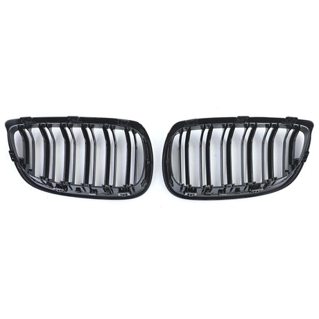 Grilles de calandre noir brillant pour BMW Série 3 E92 E93 look M Performance (2006 à 2014), vue 15