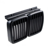 Grilles de calandre noir brillant pour BMW Série 3 et M3 E30 (1982 à 1991), coloris noir mat