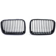 Grilles de calandre noir brillant pour BMW Série 3 et M3 E36 (1992 à 1999), phase 1 - 1992 à 1996